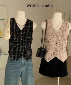 Áo ghi lê dạ tweed